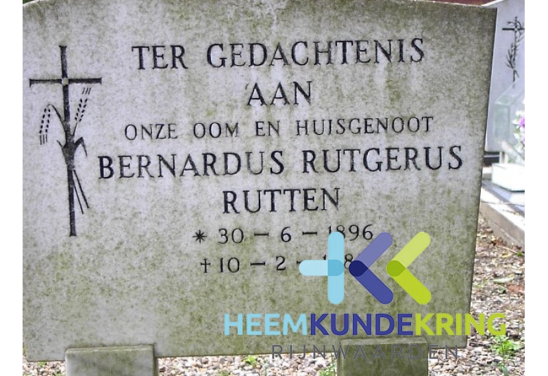 Grafstenen kerkhof Herwen Coll. HKR (91) B.R.Rutten